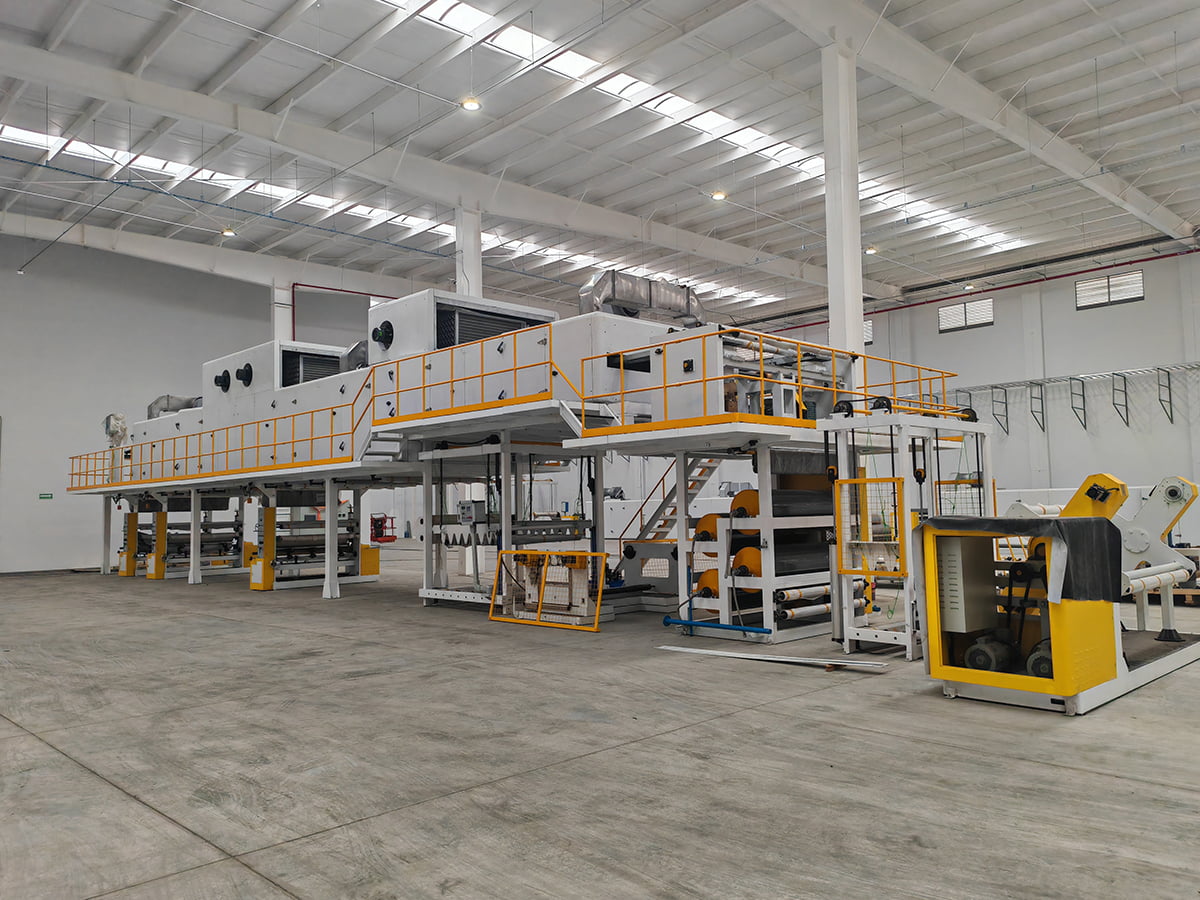 PVC/PU leercomposiet/reliëf/coatinglijn